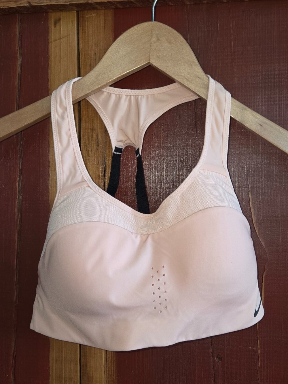 Nike Alpha Dri Fit Sports Bra - Adjustable Closure Keyhole Back